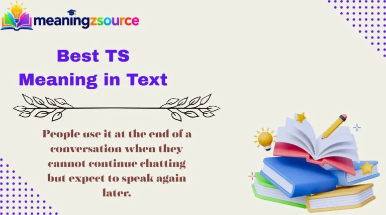 Best TS Meaning in Text