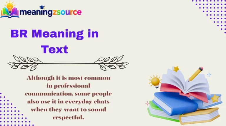 BR Meaning in Text