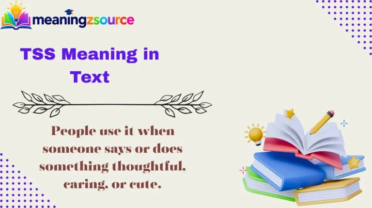 TSS Meaning in Text